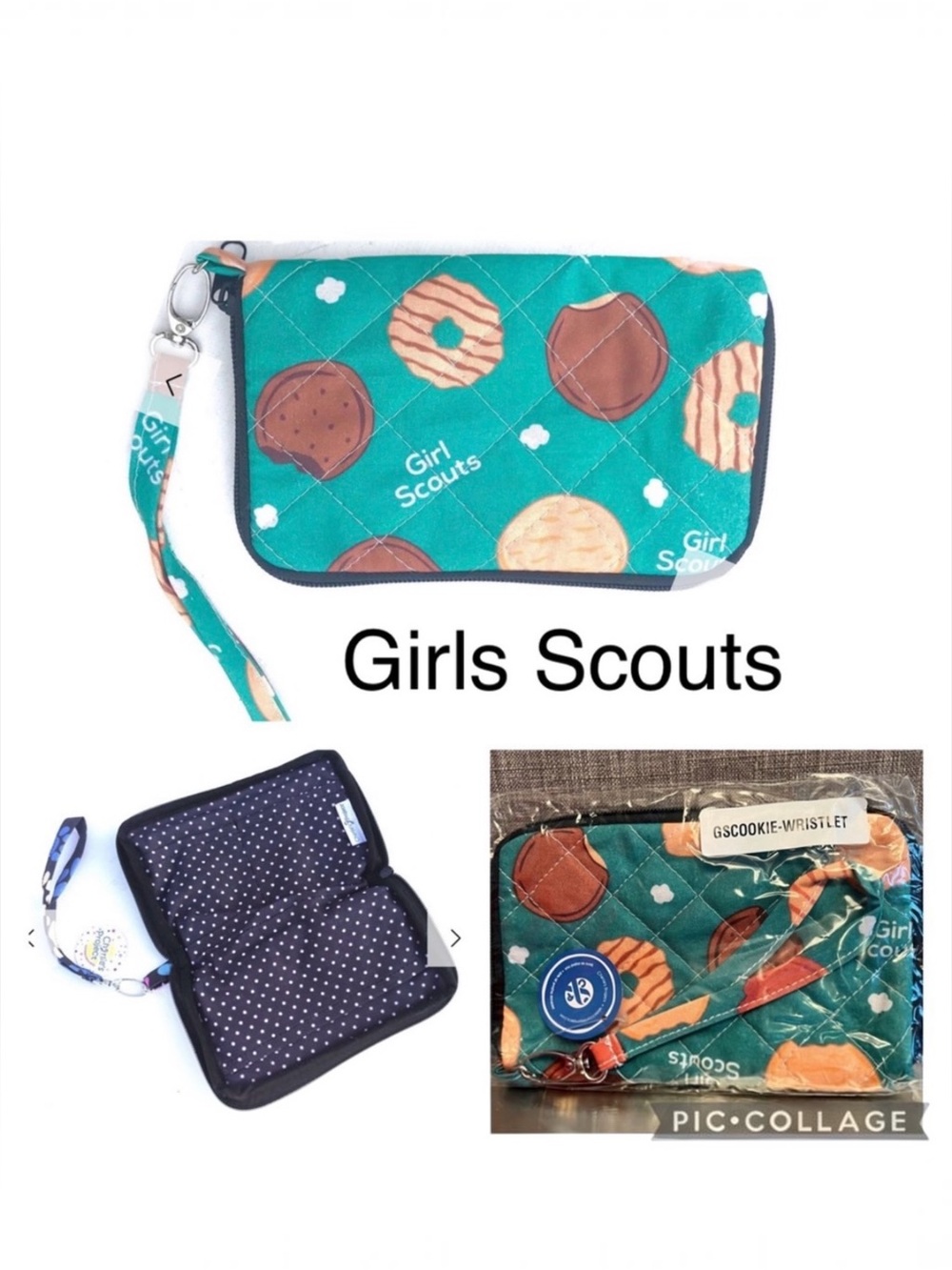 NWT Girl Scouts Cookies Wristlet